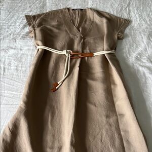 Zara Midi Dress with Belt